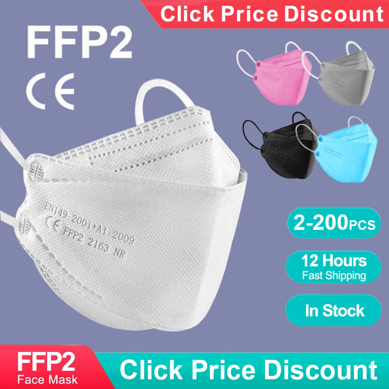 Kn95 Respirator Mask - 성인용 물고기 모양 인증 KN95 FFP2