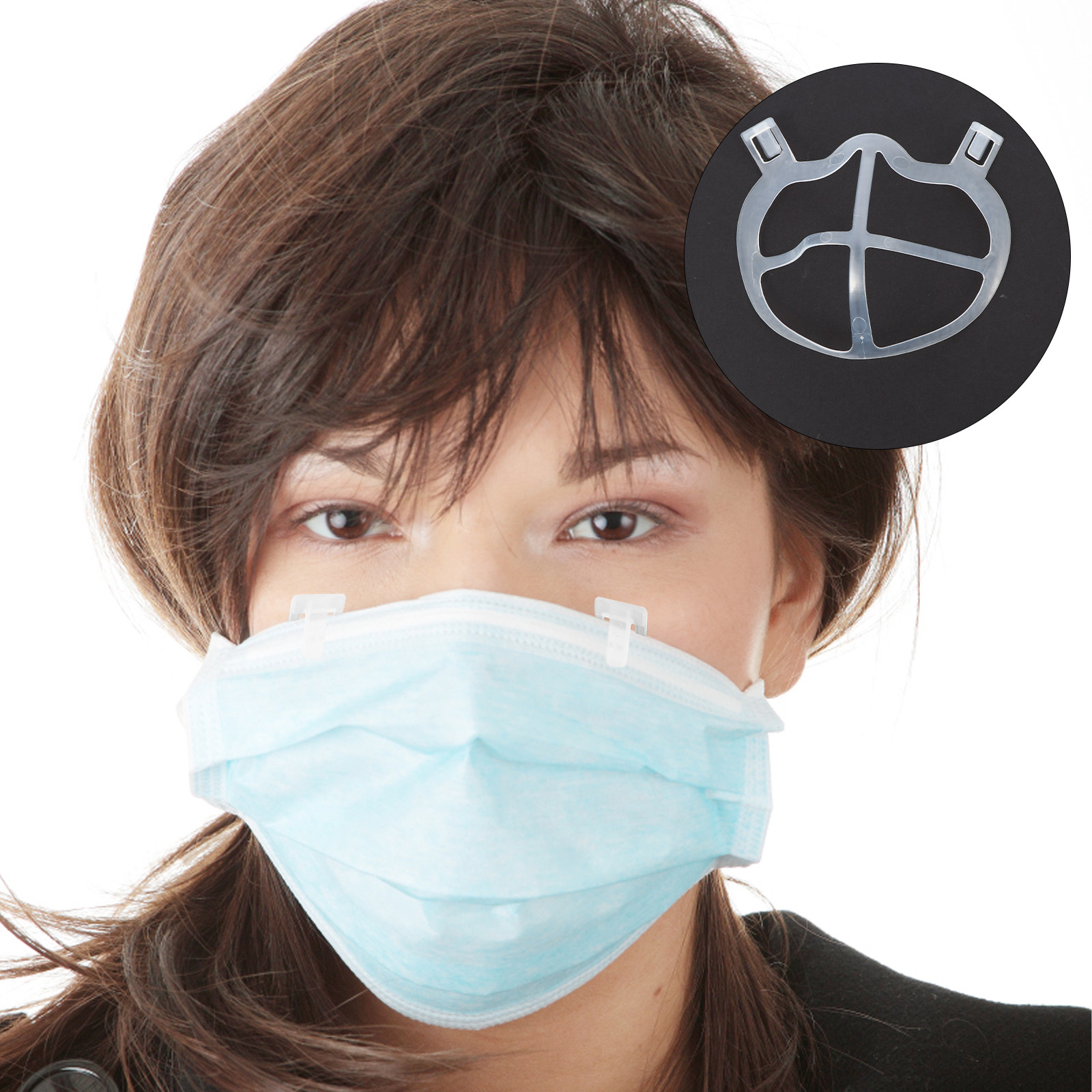 Silicone Mask Bracket - 10Pcs 실리콘 마스크 홀더 내부 지지