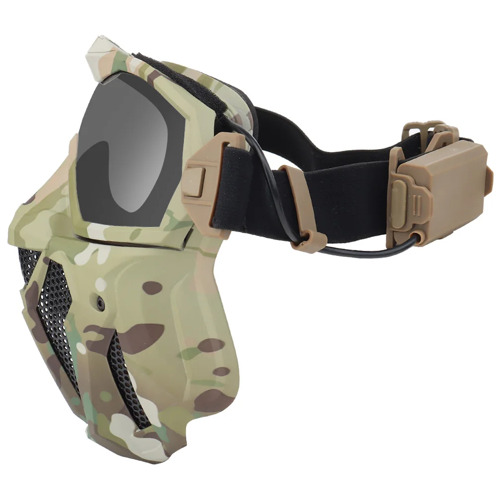 Anti Pollution Mask - 팬이있는 전술 Airsoft 페인트 볼 페이스
