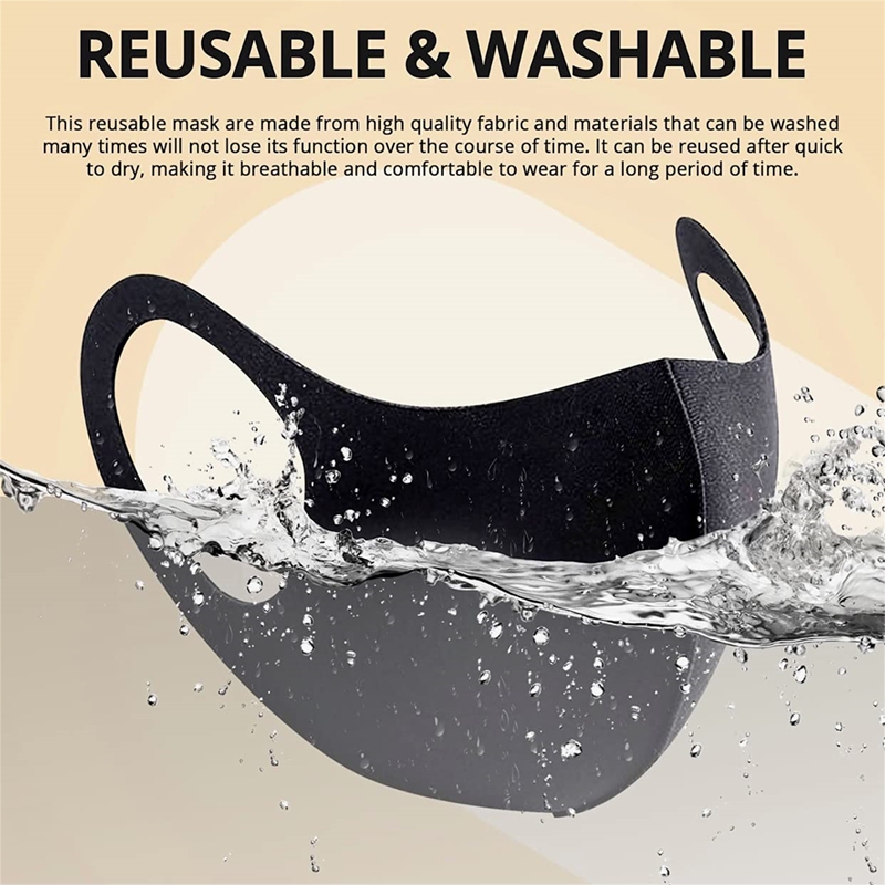 Cloth Face Mask Washable - 5/10PCS 패션 솔리드 이어루프 마스크 봄