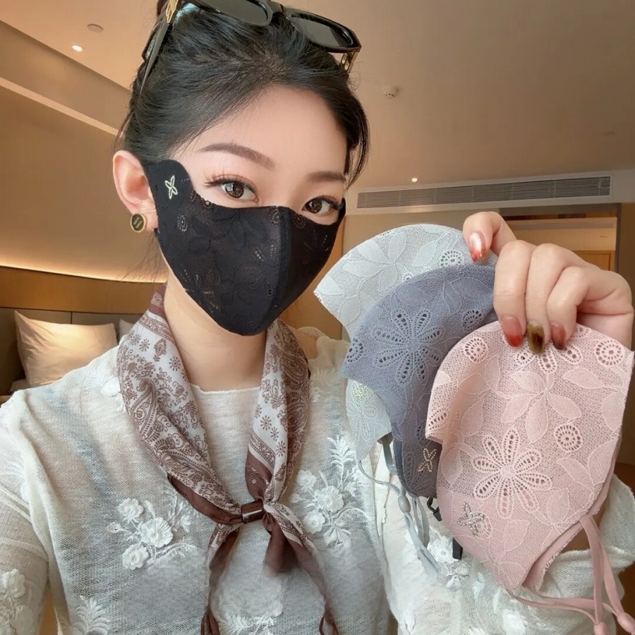 레이스 눈 보호 마스크 - 여성용 3차원 경량 통기성  - Cloth Face Mask Washable 리뷰 및 가격