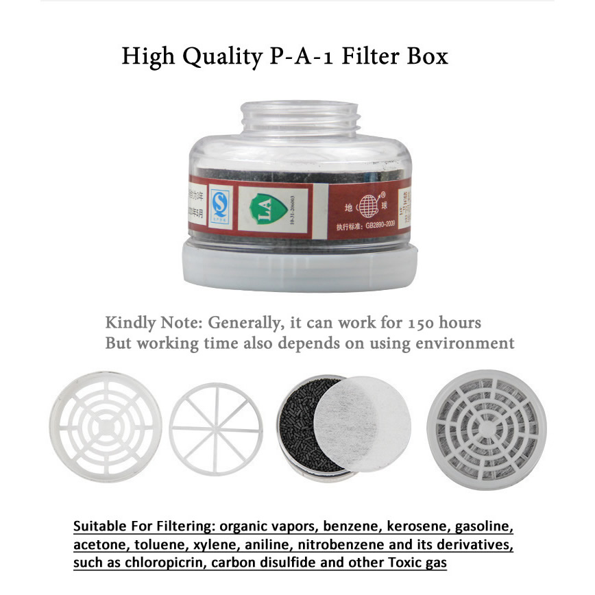 1pcs RD40 40mm 라운드 가스 마스크 필터 화 - Face Mask Storage Box 리뷰 및 가격