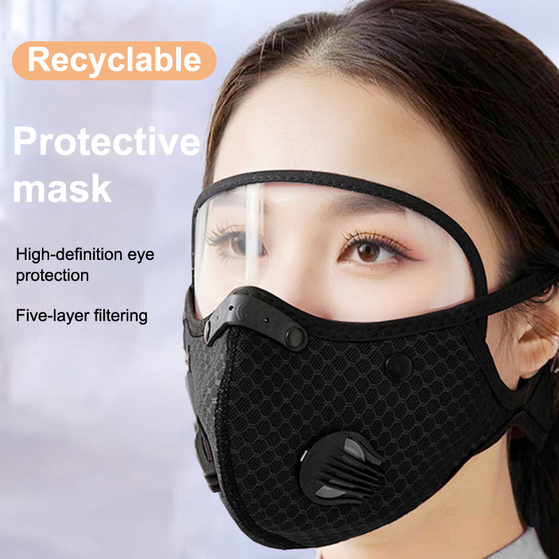 필터 고글이 있는 새로운 사이클링 페이스 마스크 먼지  - Anti Pollution Mask 리뷰 및 가격