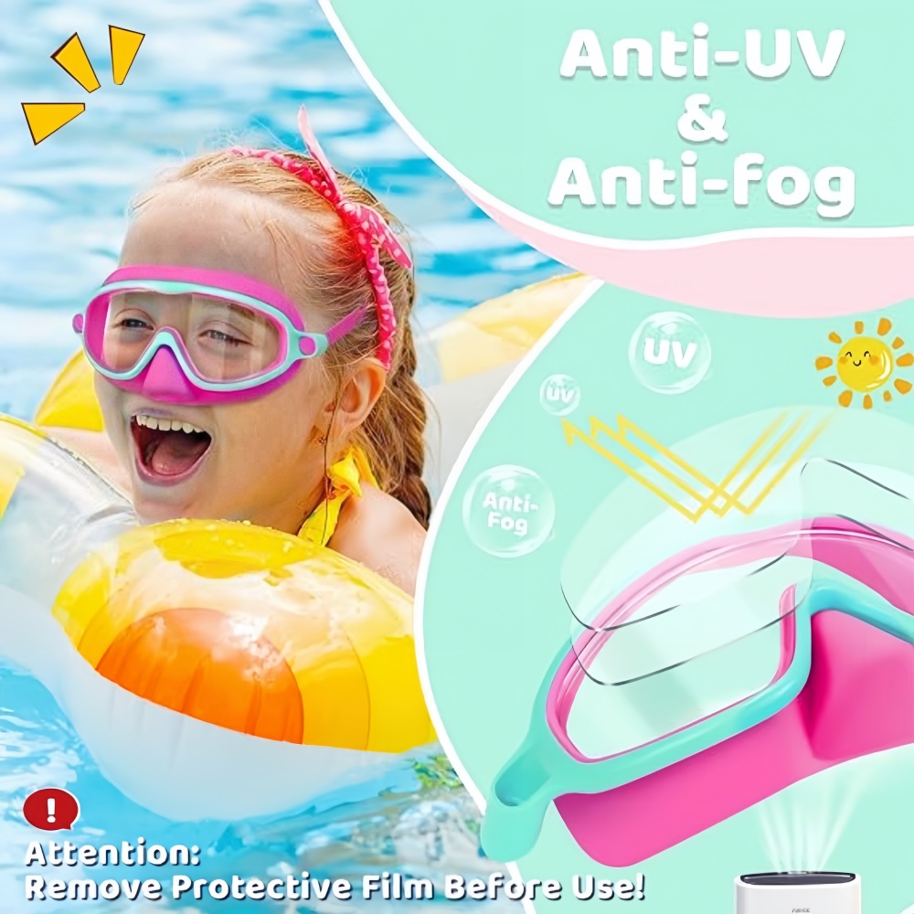코 커버가 있는 어린이 수영 고글 UV 방지 및 안티- - Anti Pollution Mask 리뷰 및 가격