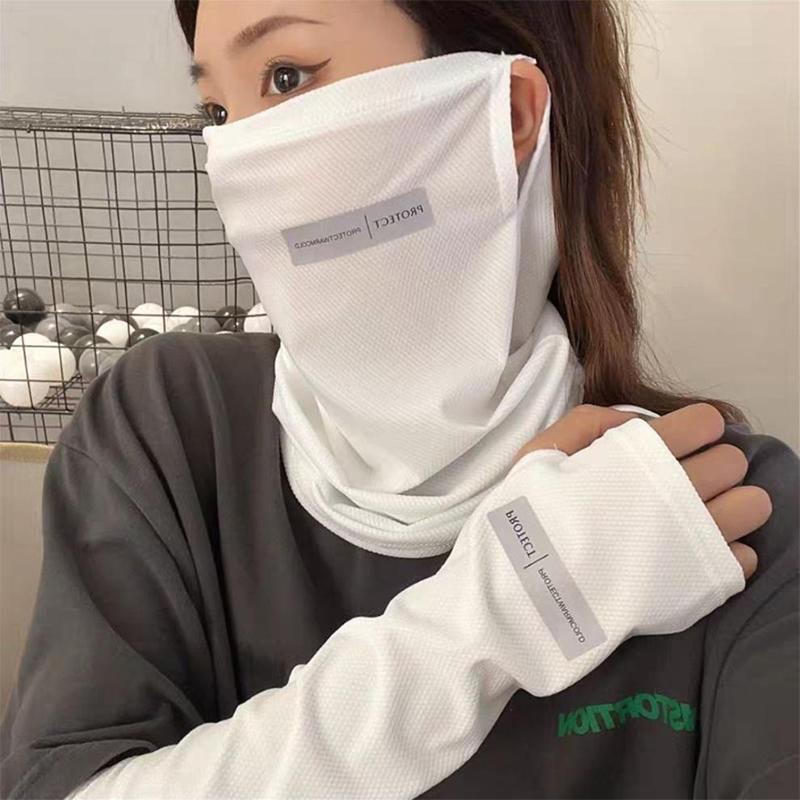 아이스 실크 자외선 차단 세트*페이스 마스크+팔 슬리브 - Sports Mask Breathable 리뷰 및 가격