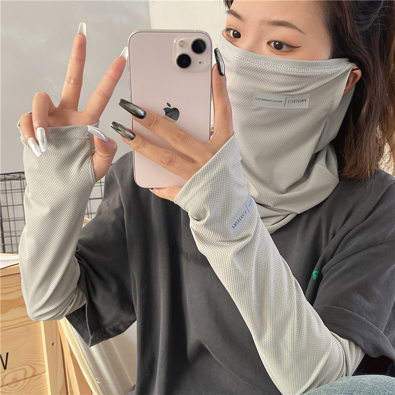 태양 UV 차단 팔 슬리브, 쿨링 아이스 실크 페이스  - Sports Mask Breathable 리뷰 및 가격